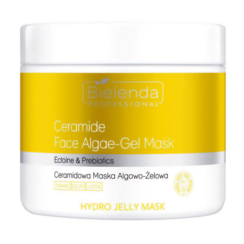 Уцінка! Живильна водоростево-гелева маска для обличчя Bielenda Professional Hydro Jelly Mask Ceramide Face Algae-Gel Mask, 190 г